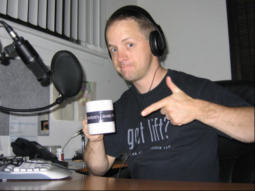  Tom with a real elevatorbob coffee mug! 